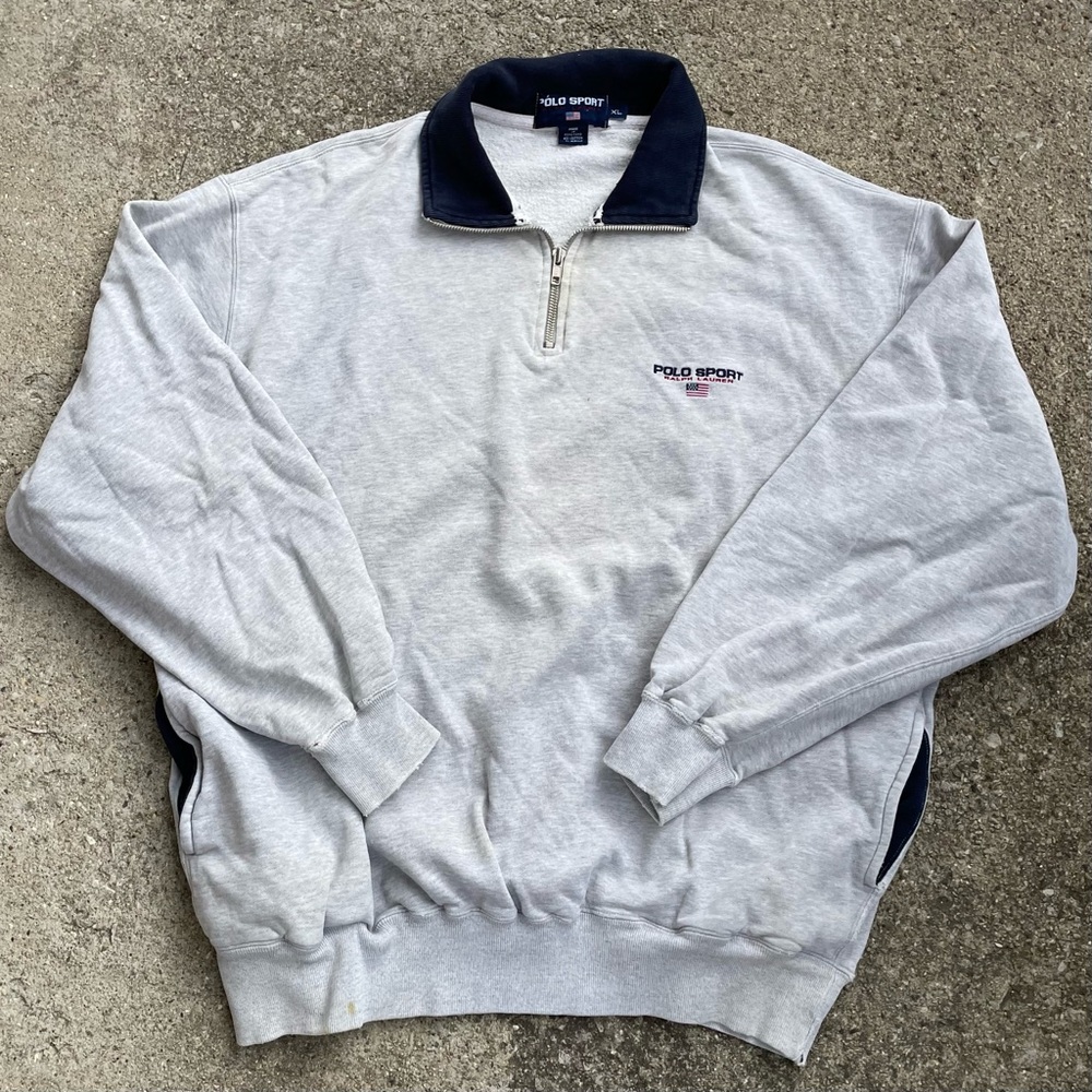 Vintage Polo Sport Ralph Lauren Half Zip Sweater
